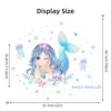 Mermaid, Jellyfish, Starfish & Flowers Wall Stickers