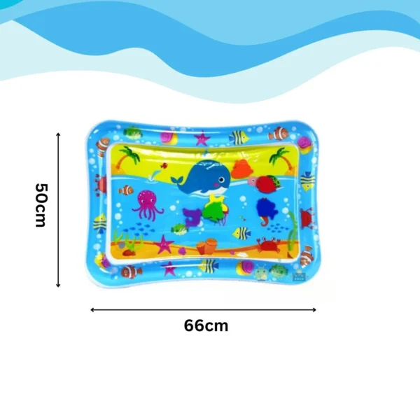 Montegoni Baby-Wasserspielmatte aufblasbar – Blau, aus PVC