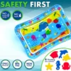 Montegoni Baby-Wasserspielmatte aufblasbar – Blau, aus PVC