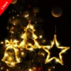 Weihnachtsdeko mit Saugnapf: Glocke, Stern & Baum