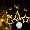 Weihnachtsdeko mit Saugnapf: Glocke, Stern & Baum