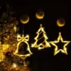 Weihnachtsdeko mit Saugnapf: Glocke, Stern & Baum