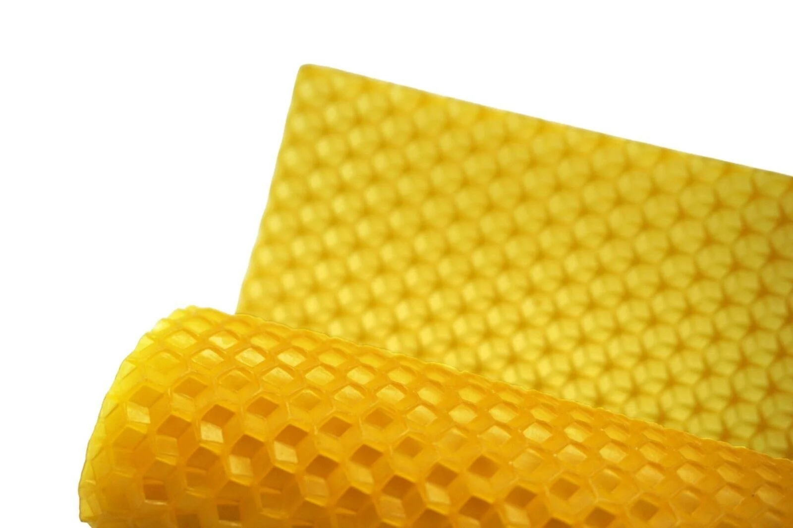 Bienenwachskerze Reine Bienenwachsplatten (18 STK. - 19,5x39,5cm) mit 20 Kerzendochte