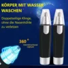 Electric Nose & Ear Hair Trimmer, Black