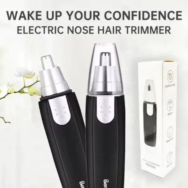Electric Nose & Ear Hair Trimmer, Black