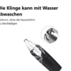 Electric Nose & Ear Hair Trimmer, Black