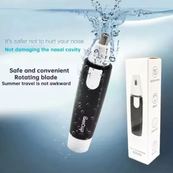 Electric Nose & Ear Hair Trimmer, Black
