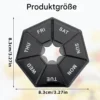 Pillendose Schwarz, 2er-Set