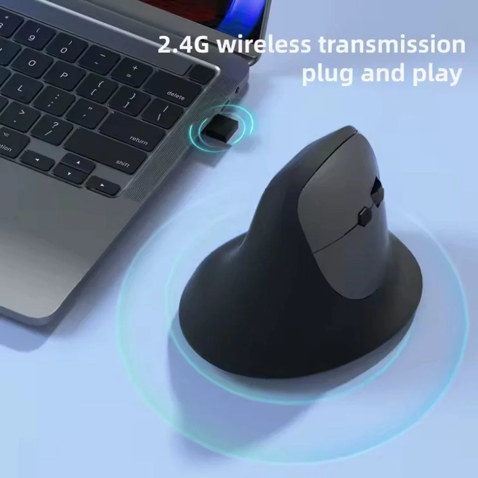 Vertikale Bluetooth-Maus Schwarz