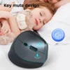 Vertikale Bluetooth-Maus Schwarz
