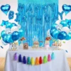 Luftballon-Set „Happy Birthday“ Blau