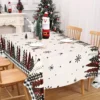 Christmas Tablecloth, Black & White