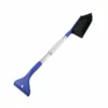 2-in-1 Snow Shovel & Ice Scraper with Brush, Blue, 62 cm