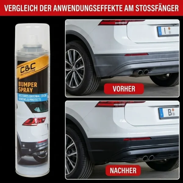 Bumper Spray, 400 ml, for Car Plastic Trim