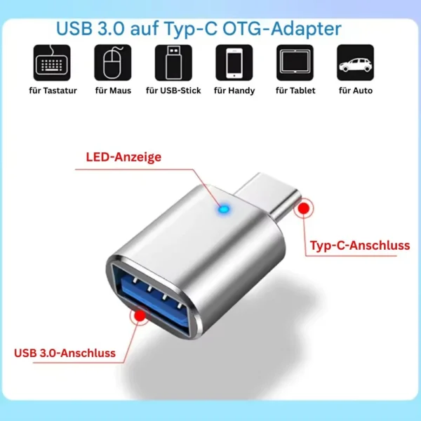 USB-C-auf-USB-Adapter