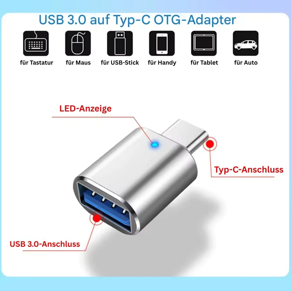 USB-C-auf-USB-Adapter