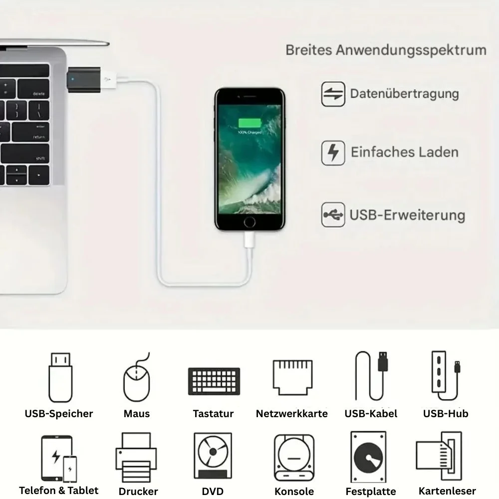 USB-C-auf-USB-Adapter