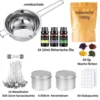 Scented Candle Making Kit – Complete DIY Set Incl. Soy Wax and Melting Pot