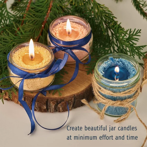 Scented Candle Making Kit – Complete DIY Set Incl. Soy Wax and Melting Pot