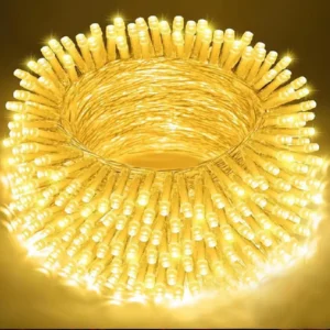 LED-Lichterkette 10 m mit 100 LEDs, warmweiß, wasserdicht