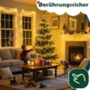 Weihnachtsbaum-Lichterkette Wasserfall, 9 Stränge, warmweiß, 2 m
