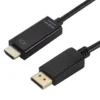 DisplayPort-auf-HDMI-Adapter 4K, 1,8 m Kabel