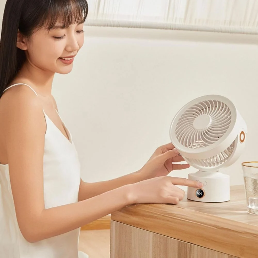 Tischventilator Weiß