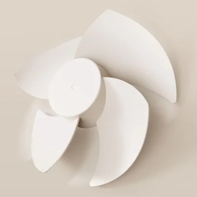 Tischventilator Weiß
