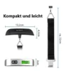 Kofferwaage Digitale LCD Kofferwaage 110lb/50kg