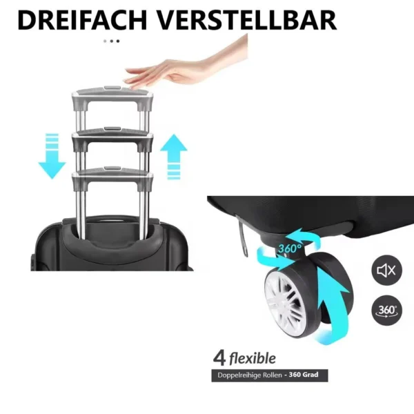 Reisekoffer-Set, 3-teilig