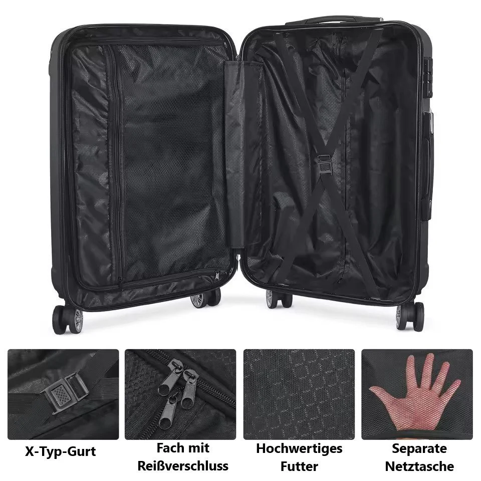 Reisekoffer-Set, 3-teilig