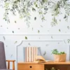 Wall sticker/wall decal leaves & tendrils 90×30 cm – nature design for the home
