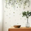 Wall sticker/wall decal leaves & tendrils 90×30 cm – nature design for the home