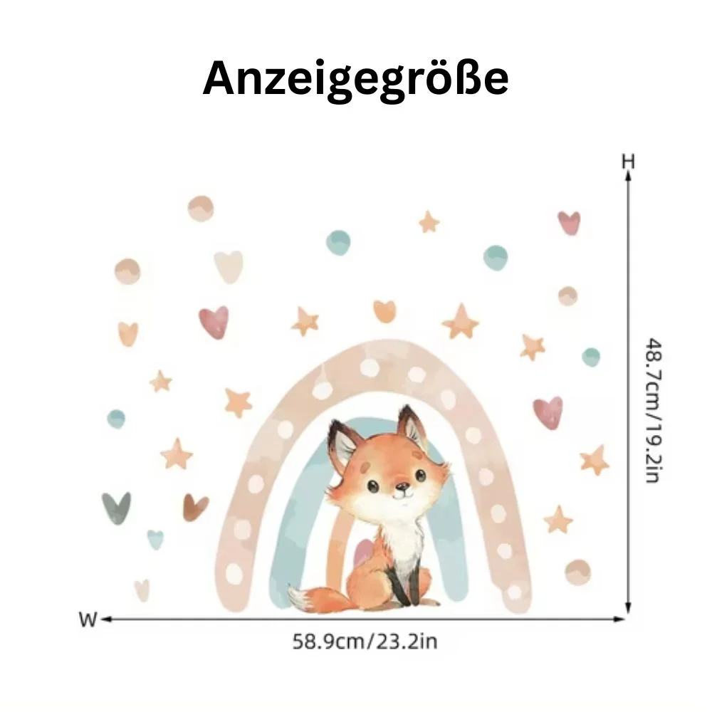 Wandtattoo Kinder Tier Wandsticker Dekoration