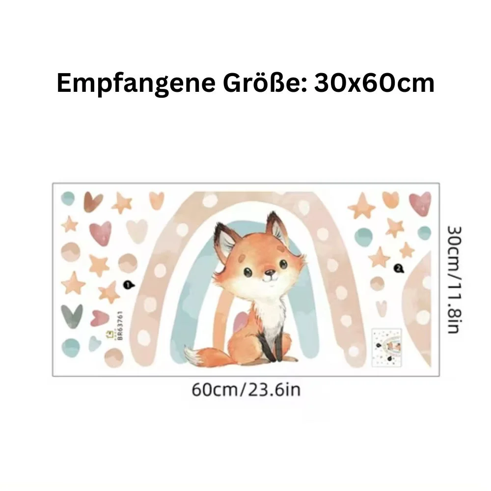 Wandtattoo Kinder Tier Wandsticker Dekoration