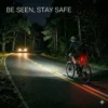 Bicycle Front Light, 30 Lux LED Bicycle Lamp, Battery Operated Bicycle Light