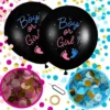 Aufblasbares Partyzubehör 2 Stück XXL Gender Reveal Deko
