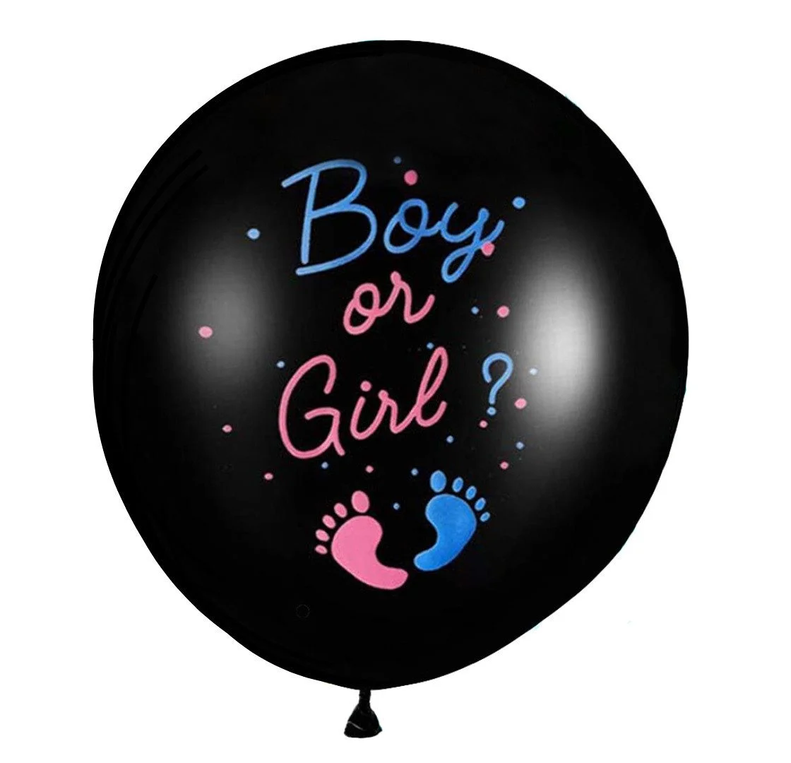 Aufblasbares Partyzubehör 2 Stück XXL Gender Reveal Deko