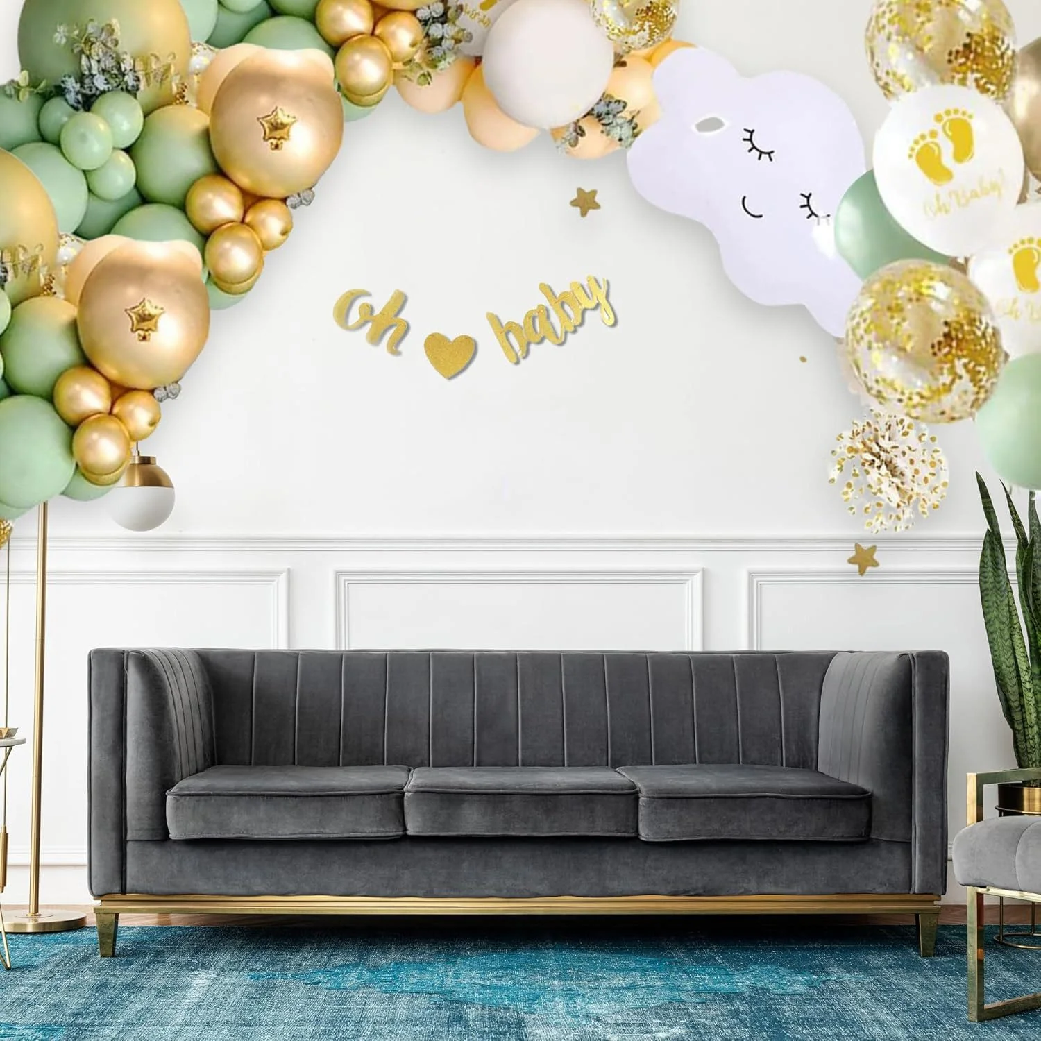 Gender-Reveal-Party-Set für die Babyparty