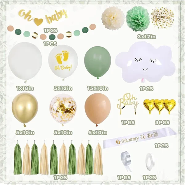 Gender-Reveal-Party-Set für die Babyparty