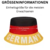 Germany Bucket Sun Hat, Fan Hat in Flag Colors for European Championship World Cup football