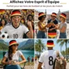 Germany Bucket Sun Hat, Fan Hat in Flag Colors for European Championship World Cup football