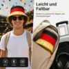Germany Bucket Sun Hat, Fan Hat in Flag Colors for European Championship World Cup football