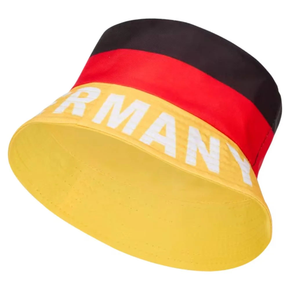 Germany Bucket Sun Hat, Fan Hat in Flag Colors for European Championship World Cup football