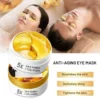 Gold Eye Pads, 60 Pieces