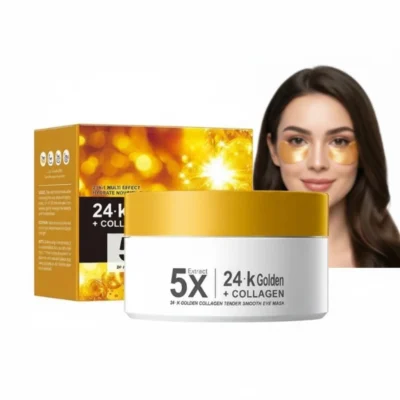 Gold Eye Pads, 60 Pieces