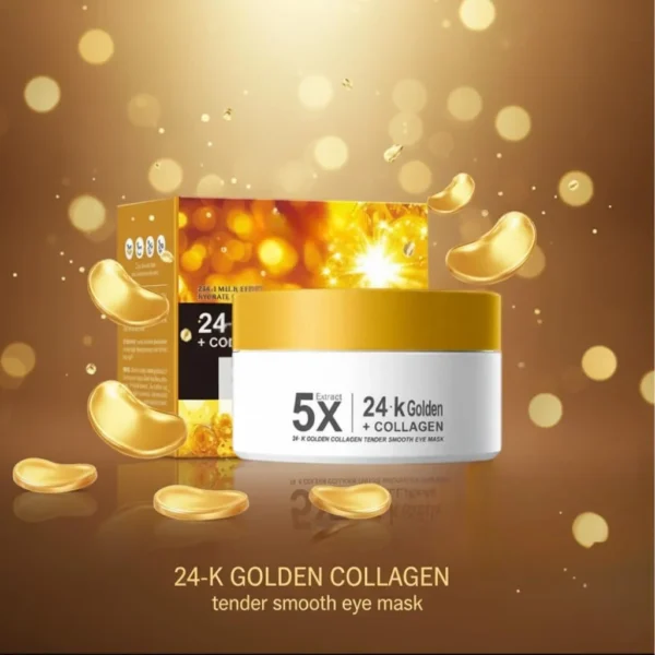 Gold Eye Pads, 60 Pieces