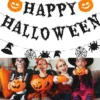 Decorative Hanging Decoration Halloween Garland Set with Pumpkin, Ghost, and Banner