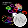 Glow Sticks, 100 Pieces, with Connectors