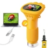 Kids' Digital Microscope up to 1000× with Camera, Yellow